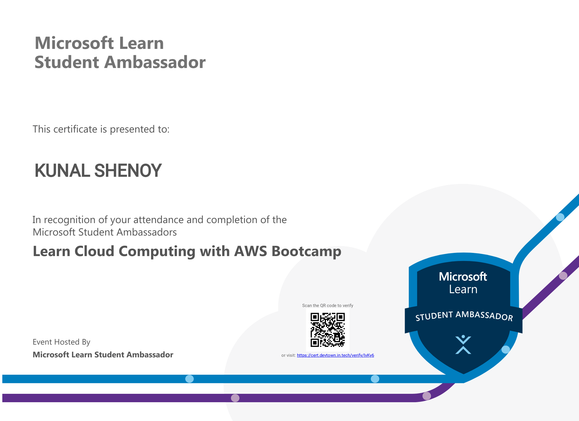 Cloud Computing with AWS Bootcamp(MSLA)