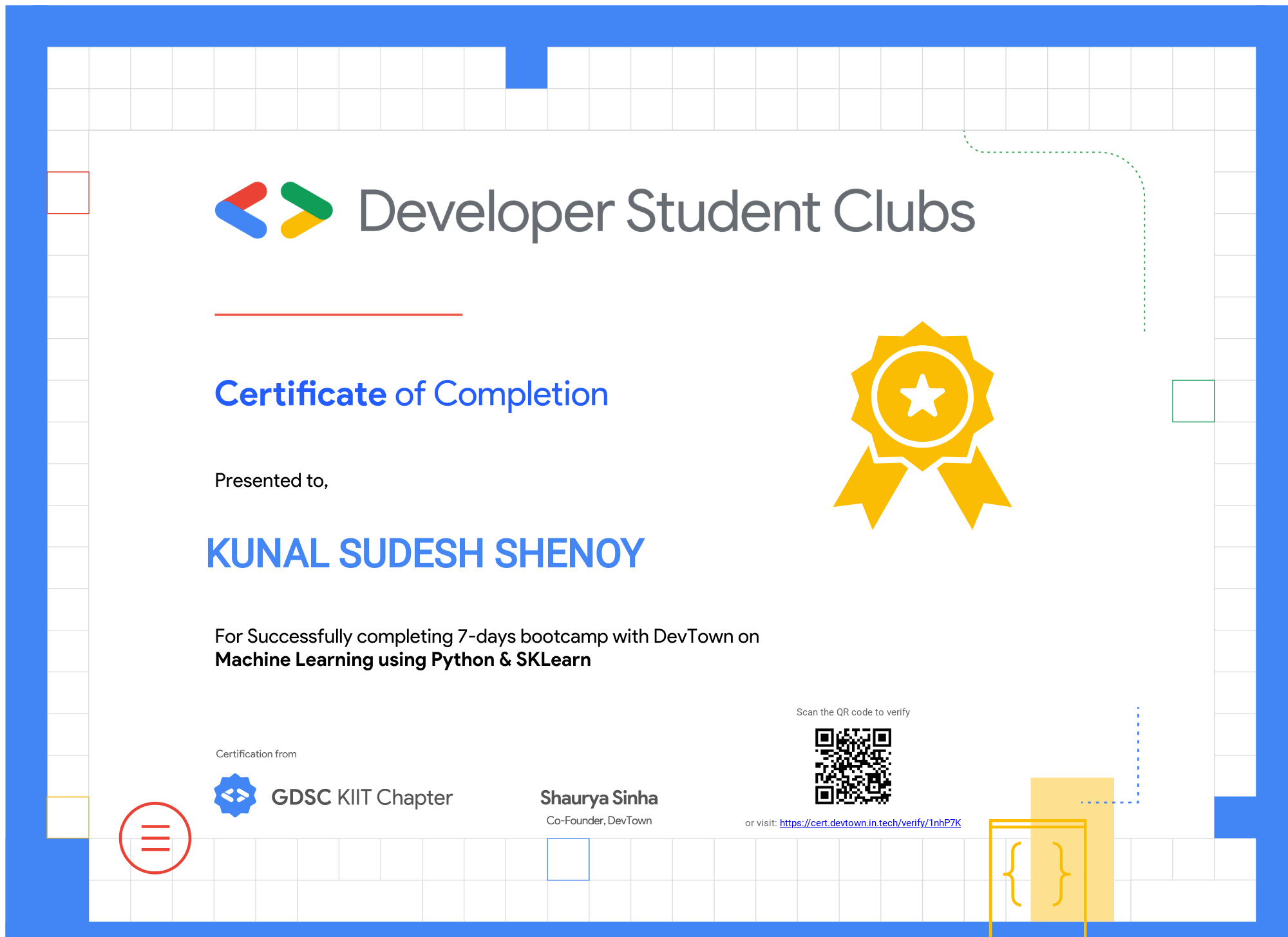 Machine Learning Using Python & Sklearn(GDSC)